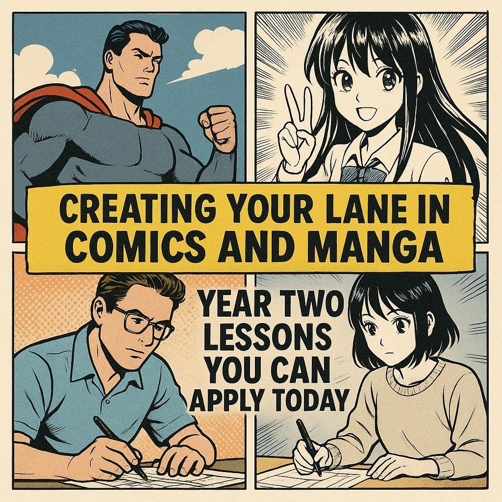 Creating Your Lane in Comics and Manga: Year Two Lessons You Can Apply Today